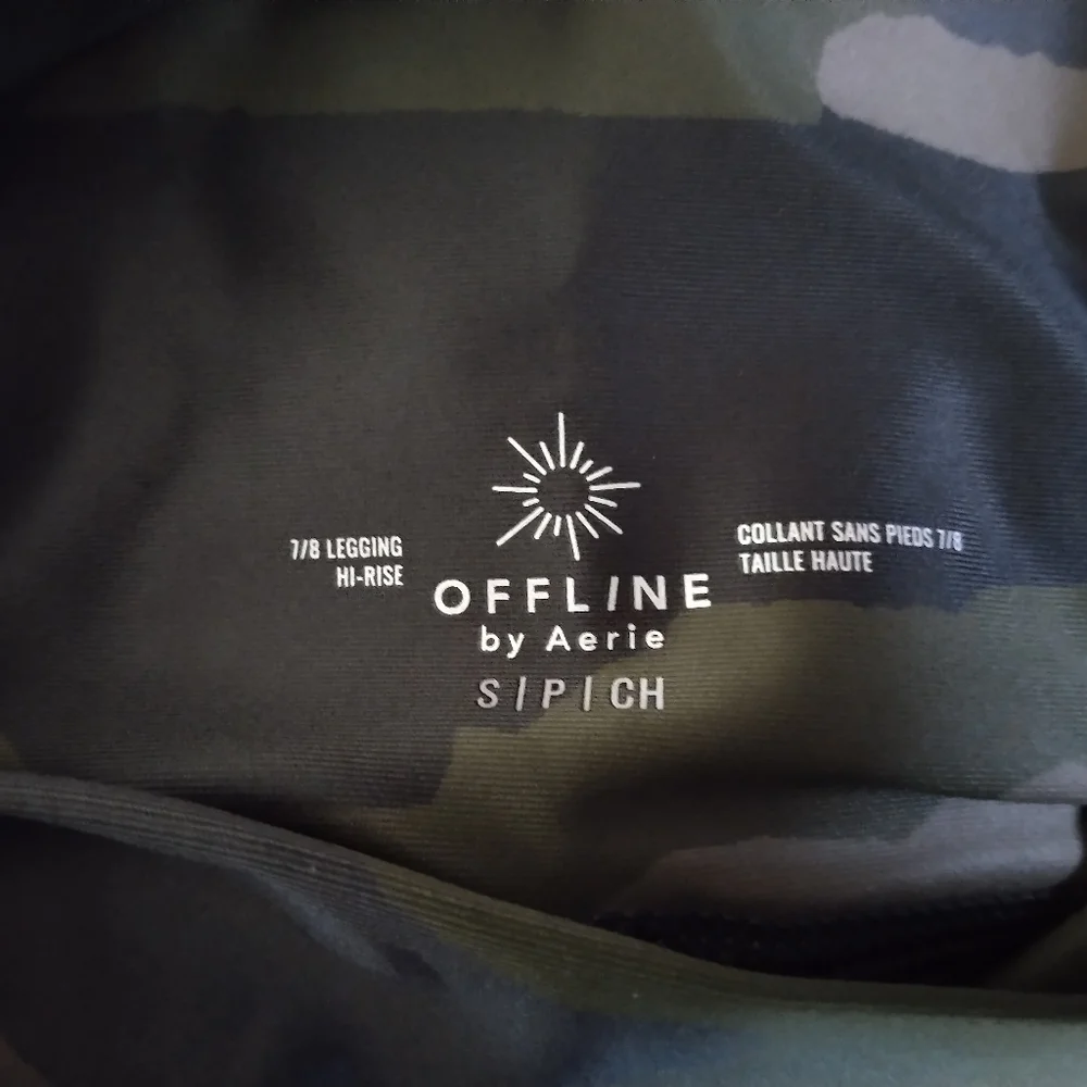 AERIE OFFLINE "REAL ME" CAMO LEGGINGS - Picture 6 of 6